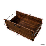 2 Drawer Farmhouse File Cabinet,Filing Cabinet with Lock for Home Office W331P272380