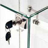 Tempered Glass Display Cabinet,Wine Cabinet,storage Cabinet,File Cabinet,with Bluetooth LED Light W3155P290424