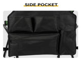 26" Tall Directors Chair with Footrest, 4Portable Bar Height Folding Camping Chair with Built-in Cup 14714257