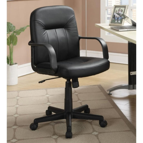 ZUN Black Office Chair with Casters B062P153798