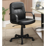 ZUN Black Office Chair with Casters B062P153798