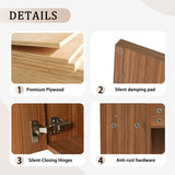 20'' Floating Wall-Mounted Bathroom Vanity with White Resin Sink & Soft-Close Cabinet Door W999P143199