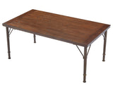 ZUN Modern Dining Table, Rectangular Wood Dining Table ,Kitchen Table,Ideal for Kitchen Dining Room, W1708132085