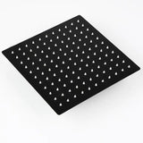 Hot sale matte black wall mounted bathroom complete shower set SHAE712MB