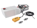 6 Quart Double Acting Hydraulic Pump 12V Replacement for Dump Trailers SAE6 80977260