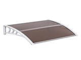 HT-100 x 80 Household Application Door & Window Rain Cover Eaves Brown Board & 14592252