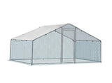 6.5 x 10 ft Large Metal Chicken Coop, Walk-in Poultry Cage Chicken Hen Run House with Waterproof 36307173