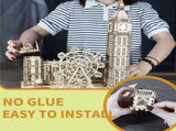 3D Wooden Puzzle Big Ben Model Kits Desktop Clock DIY Building Blocks Creative Gift Home Decor for 49045501
