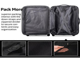 3 Piece Luggage Set Hardside Spinner Suitcase with TSA Lock 20" 24" 28" Available 81375301