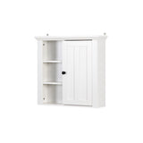 ZUN Bathroom Wooden Wall Cabinet with a Door 20.86x5.71x20 inch 03968615