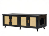 Wooden Cat Box Cabinet 38341841
