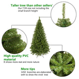 ZUN Christmas Tree 7.5FT 1450 Branch 55273946