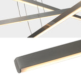 Pendant Lighting Fixture in Silver Integrated LED W1340119966