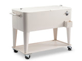 80QT 87.5*38.5*91cm Rectangular Plastic Box Iron Leg Tube Freezer Insulation Freezer Insulation Cart 06757655