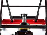 Hydraulic Lift Table Cart,500lbs Load Capacity 28.5Inch Lifting Height, Single Scissor Lift Table W2680P272806