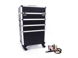 4 in 1 Aluminum Cosmetic Makeup Case Tattoo Box Black 50469572