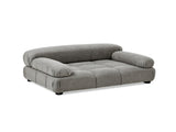 Marcel Upholstered Modern Pet Bed, Small to Medium Dog or Cat Uptown Gray Performance Velvet B2719P448985