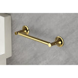 ZUN 6 Piece Brass Bathroom Towel Rack Set Wall Mount W2287P169795