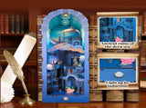 3d wooden puzzle for adults Atlantis book nook with lights model kit dollhouse DIY miniature house 37463396