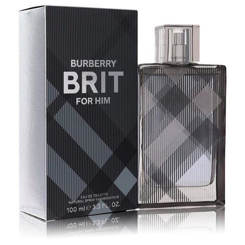 Burberry Brit by Burberry Eau De Toilette Spray 3.4 oz for Men FX-403546