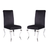 Set of 2 Fabric Upholstered Side Chairs, B016P315187