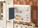 36'' x 28'' Medicine Cabinet, Wall Mounted Bathroom Storage Cabinet, Modern Bathroom Wall Cabinet N710P322791K