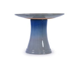 17'' Ceramic Bird Bath for Outside, Elegant Tall Outdoor Bird Bath, Lightweight Pedestal Glazed W3273P322557