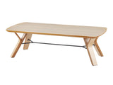 Folia Mid-Century Modern Bench in Natural Wood by B202P223518