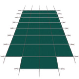 Pool Safety Cover, Fits 18x36ft Rectangular Inground Winter Swimming Pools, with 4x8ft Center End W465P203696