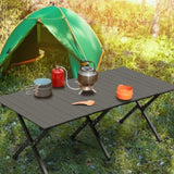Folding Camping Table Portable Picnic Table, Lightweight Roll up Side Table Outdoor Camp Table for 21644052