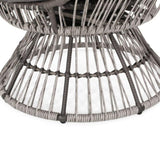 RESEDA SWIVEL PATIO EGG CHAIR 67931.00TPDGRY