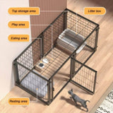 47.2" Dog Crate for Small Medium Large Dogs, Puppy Dog Playpen for Yard Indoor Outdoor Use, Pet Dog W3101P313116