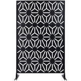 Outdoor & Indoor Privacy Metal Privacy 76" H48" W, Freestanding Decorative Privacy W465P193277