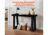 36-inch Console Table, Modern Wooden Desk for Behind the Couch, Rectangular Entryway Table, Slim 09673609