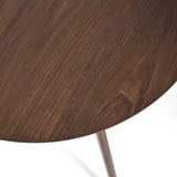 Wood Counter Height Round Dining Table, Brown, 35.4"D x 35.4"W x 36"H 58913.00WNT