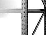 3-Tier Industrial Shelving Rack - 63in, Heavy Duty Steel Shelving Unit Adjustable, 67" W*19.7" 60844436