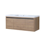 48 Inch Bathroom Cabinet With Sink,Soft Close Doors and Drawer,Float Mounting Design,48x18 W99984814