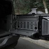 Tailgate Table Molle Panel for Ford Bronco 2021-2024 2-Tier Foldable Rear Storage Cargo Rack Shelf W2801P318432