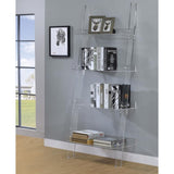 Clear Acrylic Ladder Bookcase B062P145430