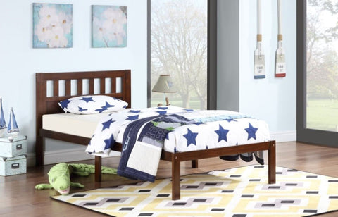 ZUN Twin Bed Frame, Wood Platform Bed with Headboard, Bed Frame with Wood Slat Support for Kids, Easy W1998121940