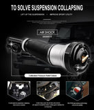 Pair Front Air Suspension Shock Struts Fits Mercedes S-Class S430 500 600 S65AMG 13436991