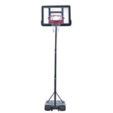 ZUN Portable Removable Basketball System Basketball Hoop Teenager PVC Transparent Backboard with 47967301