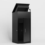 Package Delivery Box for Outside Lock 16.7"L*16.8"W*36.4"H, Heavy-Duty Steel Package Drop Box 46470300