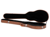 Hard-Shell Electric Guitar Case for GLP Style Electric Guitar Bulge Surface Brown 03553169