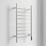 Brushed Nickel Heated Towel Rack for Bathroom,Wall Mounted with Intelligent Touch Screen Timer, T3177P305031