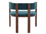 Unique Curved Back Design Wooden Dining Chair with Protective Pad Suitable for Kitchen or Dining T3609P482845