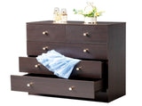 Modern Simple 5-Drawer Dresser Brown 58476495