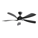 ZUN 52 Inch Low Profile Ceiling Fan with Lights Remote Control,Quiet DC Motor for Patio Living Room W934P147091