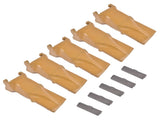 5 V33 V33SYL Bucket Digging Teeth/Tooth w/ V33PN Flex Pins For Shanks Adapter 18518201