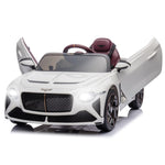 ZUN 12V Battery Powered Ride On Car for Kids, Licensed Bentley Bacalar, Remote Control Toy Vehicle with W2181P143789